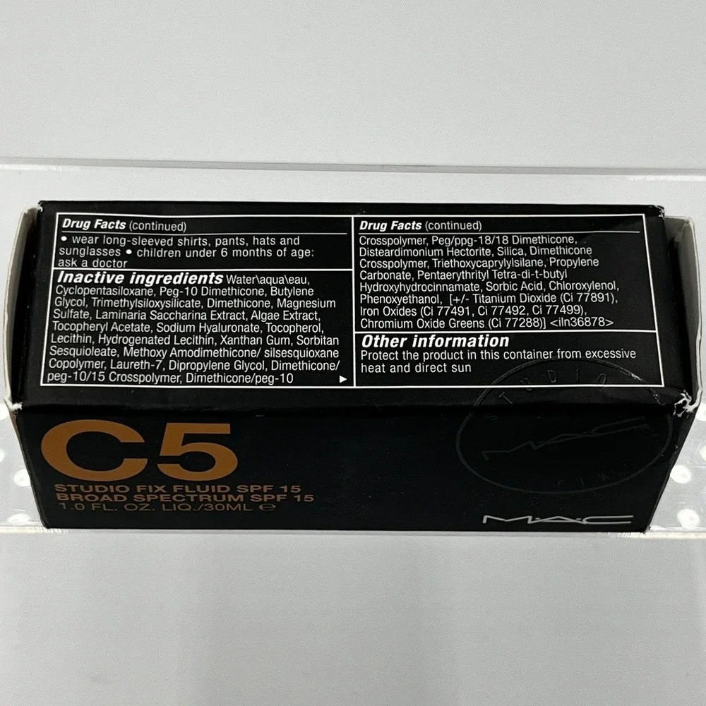 MAC Studio Fix Fluid SPF 15‎ Foundation C5 1.0 oz